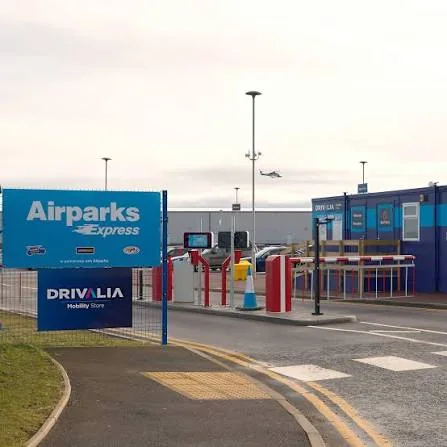 Airparks Express parking facility near Aberdeen Airport